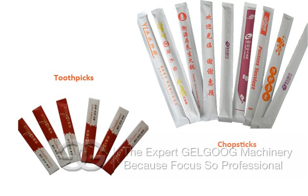 Chopsticks and Toothpicks Packing Machine With Paper Wrapping